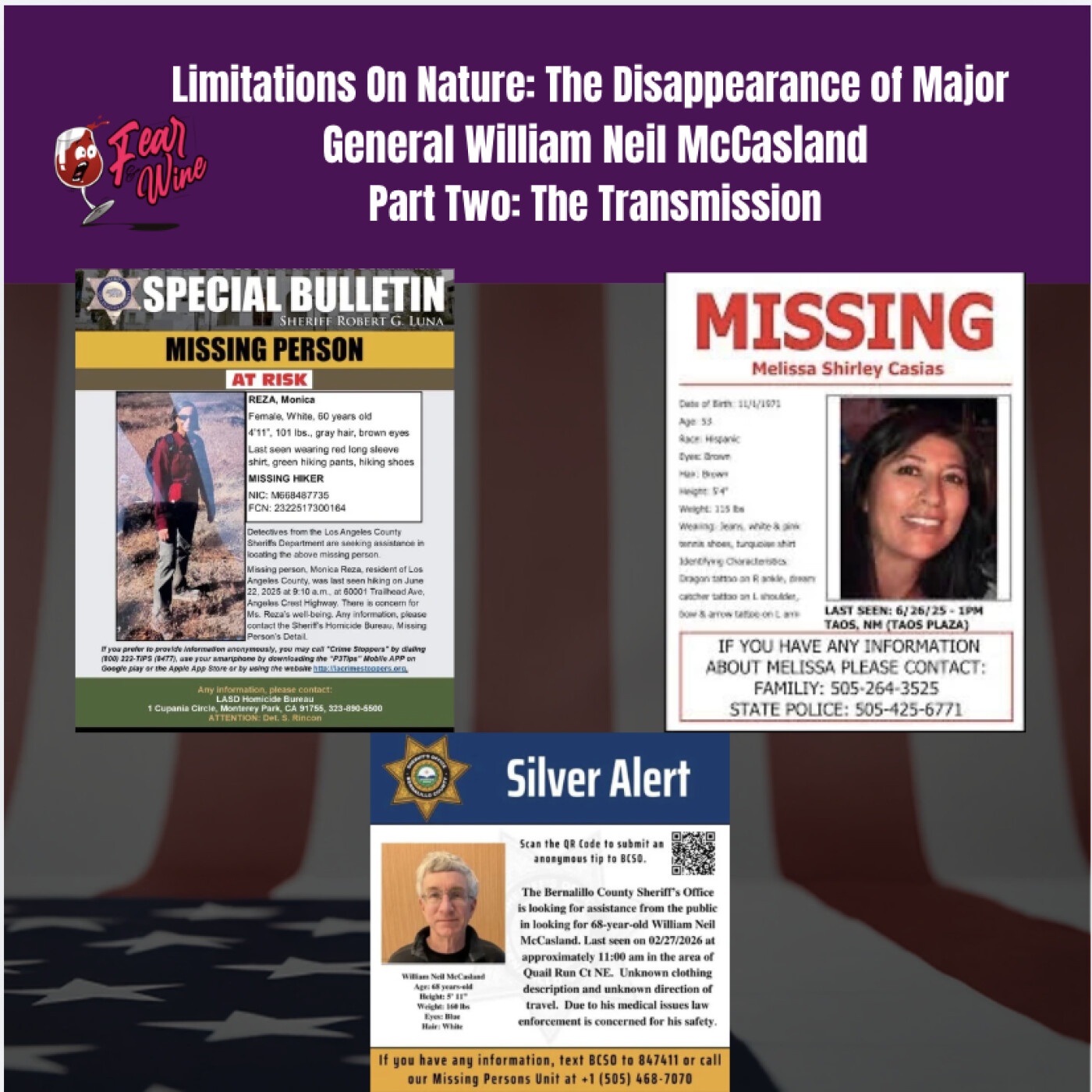 Limitations On Nature: The Disappearance of Major General William Neil McCasland- The Missing General- Part Two: The Transmission episode artwork