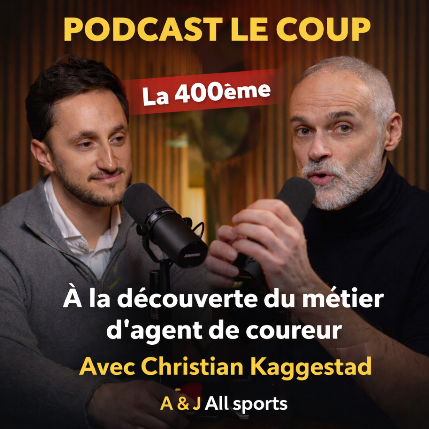 COUP TORDU LA 400EME : A LA DECOUVERTE DU METIER D'AGENT DE COUREUR, AVEC CHRISTIAN KAGGESTAD, A & J ALL SPORTS episode artwork