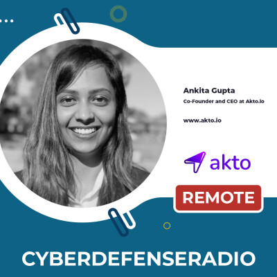 Cyber Defense Radio – Ankita Gupta - Co-Founder & CEO of Akto – Hotseat Podcast – 2026 cover