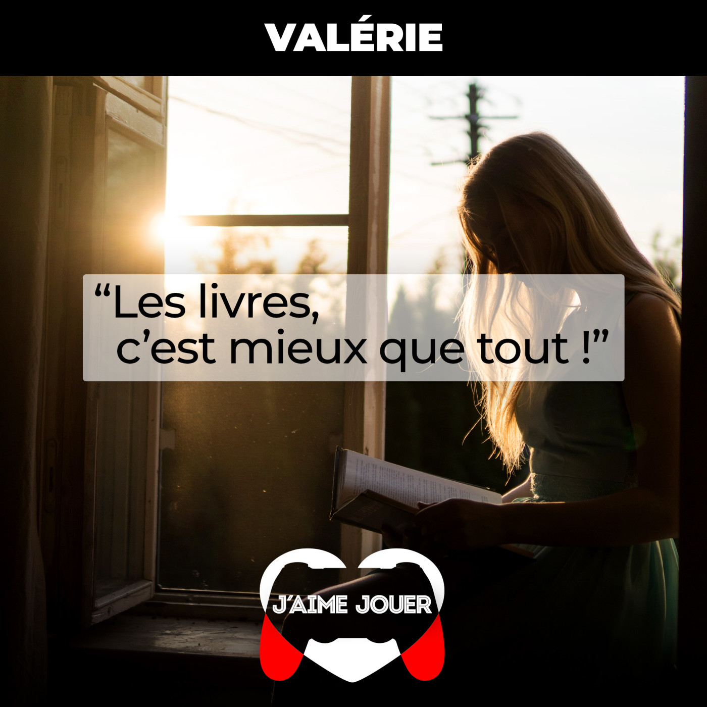 J\'AIME JOUER