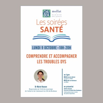 Soirée Santé CHU - Comprendre et accompagner les troubles DYS cover