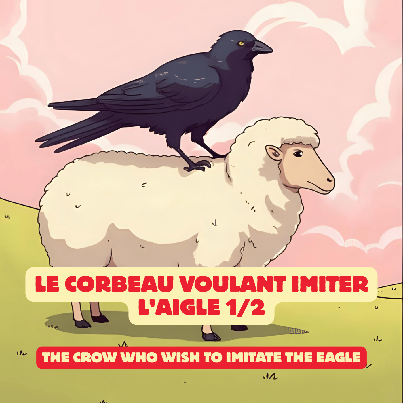 Fable de la Fontaine expliquée - Le corbeau voulant imiter l'aigle - partie 1
