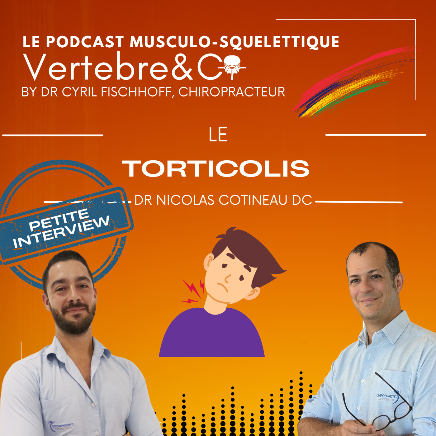 PETITE INTERVIEW - Dr Nicolas Cotineau - Le TORTICOLIS !