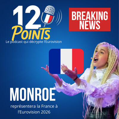 Monroe représentera la France à l'Eurovision 2026 cover