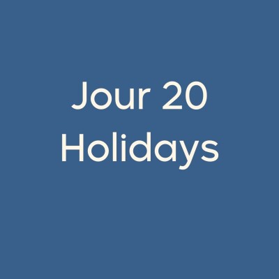 #20CA Holidays cover