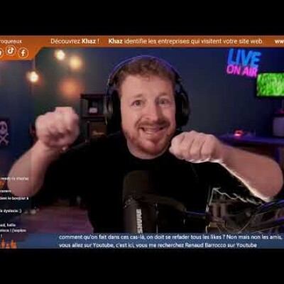 Flop des avatars, Réseaux, ChatGPT vs école, ROI, Robots, Armes lasers, Barrau [Live du 17/10] cover