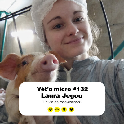 Épisode #132 - Laura Jegou : La vie en rose-cochon cover
