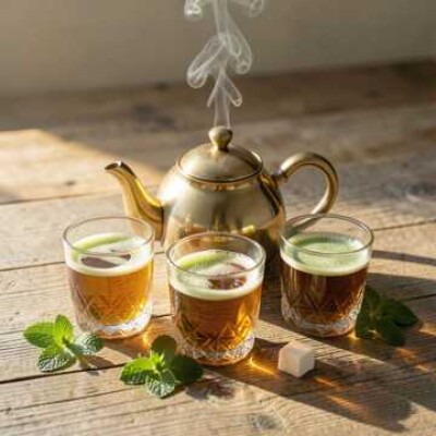 Le thé à la menthe  : L'importé devenu plus marocain que nous cover