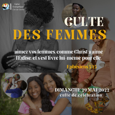 E.E.V-Cité de Gloire: Culte des femmes (spéciale fête des mères) - Pasteur Eric DALLY cover