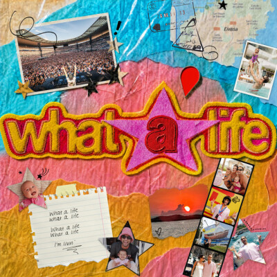 WHAT A LIFE, FISHER SAVOURE SA VIE RÊVÉE cover
