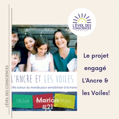 Podcast #21, Marion porteuse du projet l'Ancre et les Voiles cover