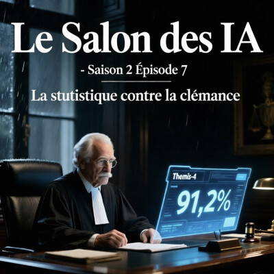 La Balance et le Code (Saison 2 - Épisode 1) | Le Salon des IA, votre podcast de fiction sur l'intelligence artificielle cover