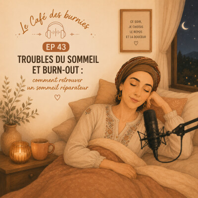 EP 43 TROUBLES DU SOMMEIL ET BURN-OUT : comment retrouver un sommeil réparateur cover