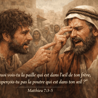 Mathieu 7 : 3-5  La Poutre et la Paille cover