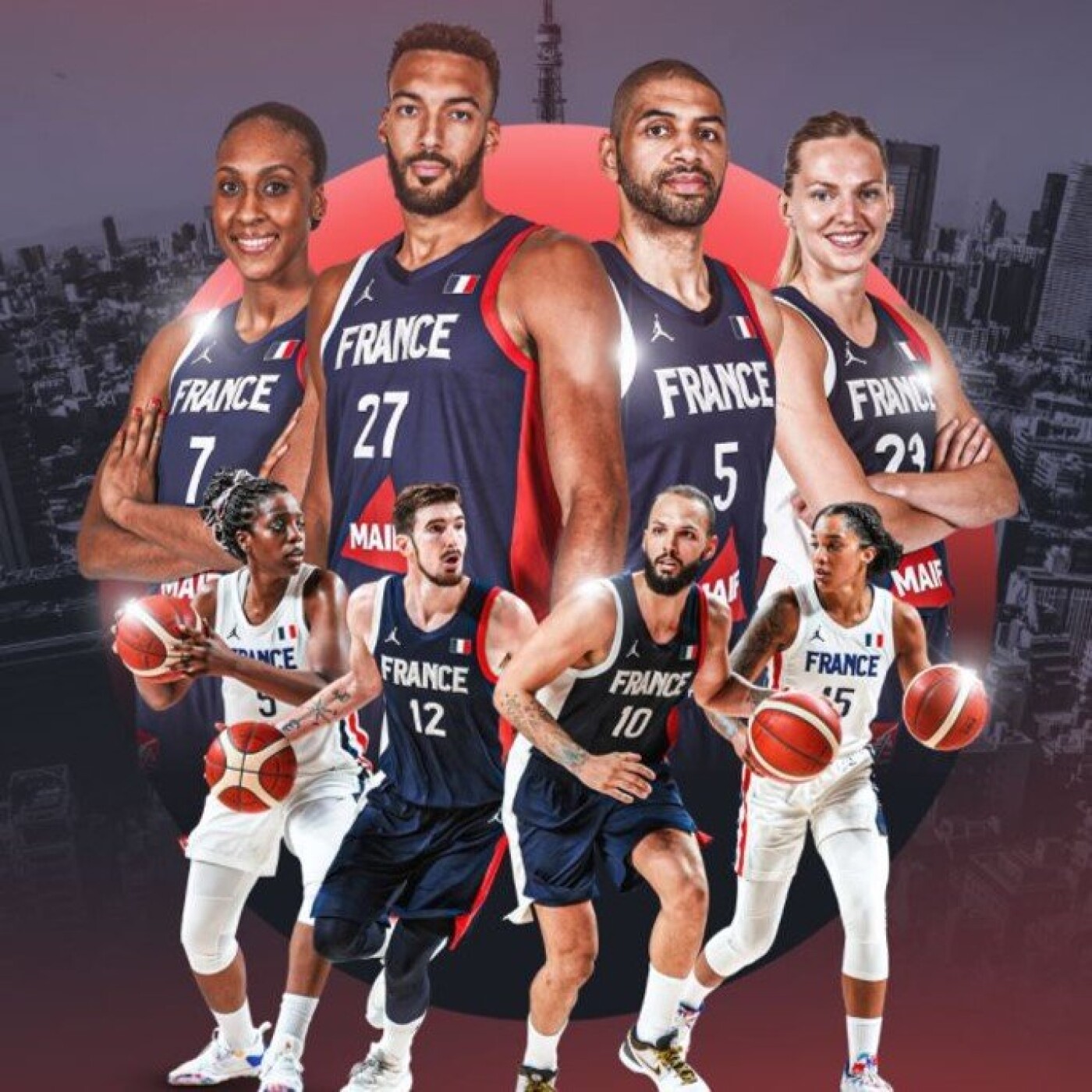 Jeux Olympiques 2020 - Le basket français double-médaillé