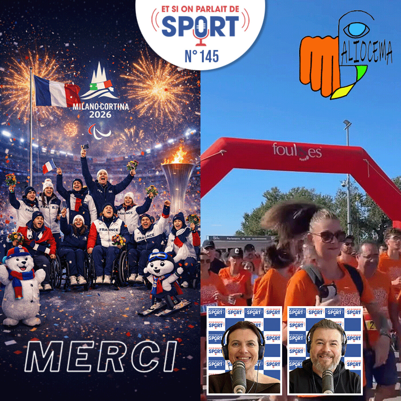 Émission N°145 - Jeux Paralympiques d'hiver et Association Aliocema episode artwork
