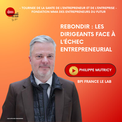 Rebondir : les dirigeants face à l’échec entrepreneurial - Une étude BPI France Le Lab cover