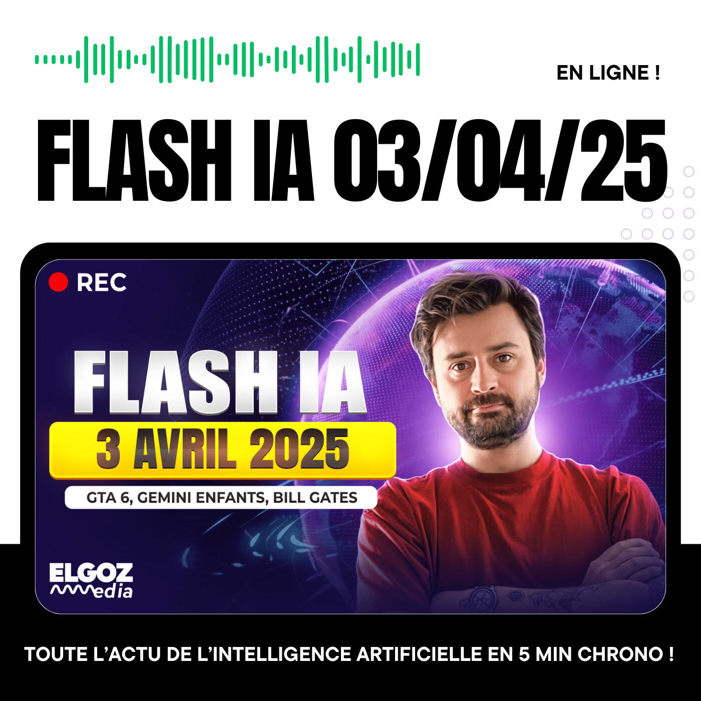 🎙 FLASH IA PODCAST - L\'actu de l\'intelligence artificielle en 5 min chrono chaque matin ! 🤖