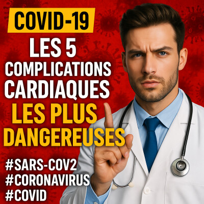 COVID-19 : les 5 complications cardiaques les plus dangereuses #SARS-COV2 #Coronavirus #COVID cover
