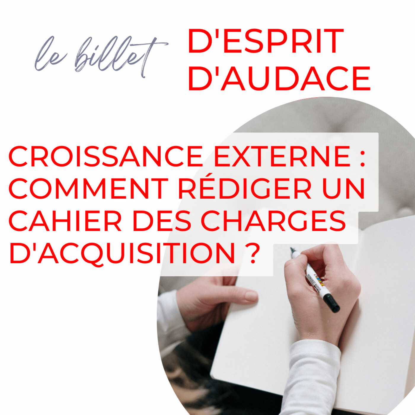 le billet d\'Esprit d\'Audace