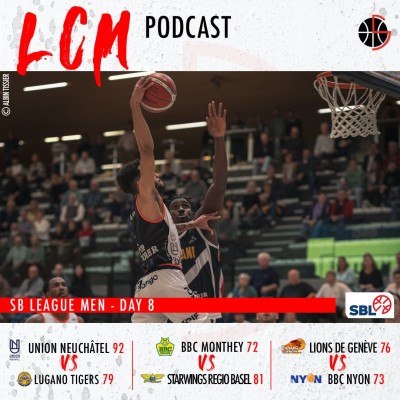 SBL - Day 8 - Genève vs Nyon & Neuchâtel vs Lugano cover