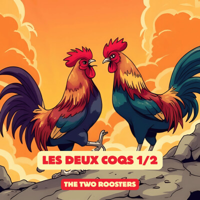 Fable de la fontaine : Les deux coqs 1/2 cover