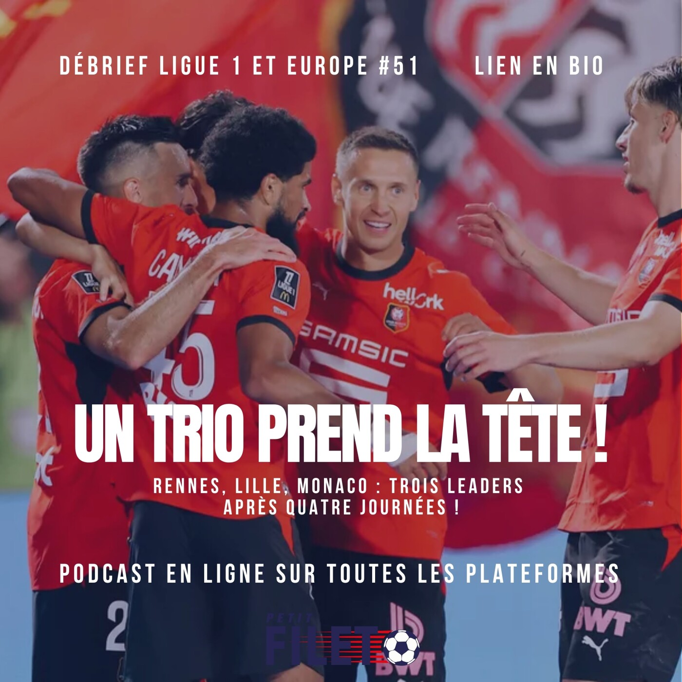 Lille, Monaco, Rennes : un trio prend les commandes du championnat ! - Débrief Ligue 1 et Europe #51 episode artwork