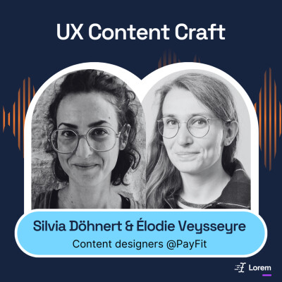 38. Legal design X Content design : mise en pratique chez PayFit | Silvia Döhnert & Élodie Veysseyre, Content designers @PayFit cover