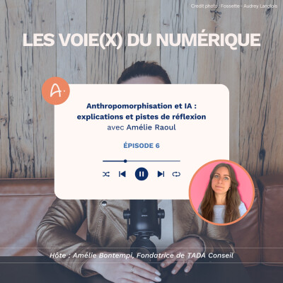 Anthropomorphisation et IA : explications et pistes de réflexion, avec Amélie Raoul cover