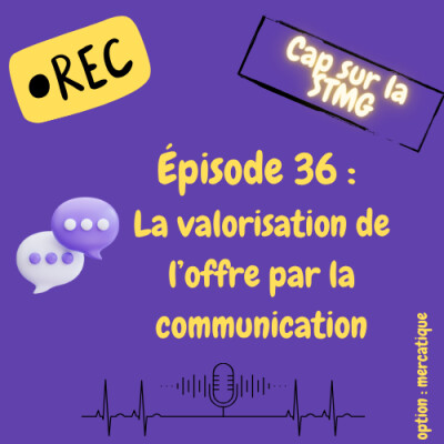 Podcast 36 : "Cap sur la valorisation de l'offre par la communication" cover