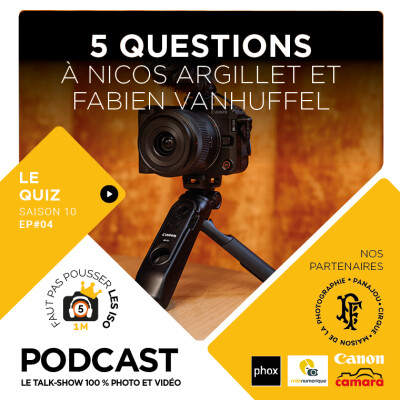 LE QUIZ - S1004 - 5 QUESTIONS À NICOS ARGILLET ET FABIEN VANHUFFEL cover
