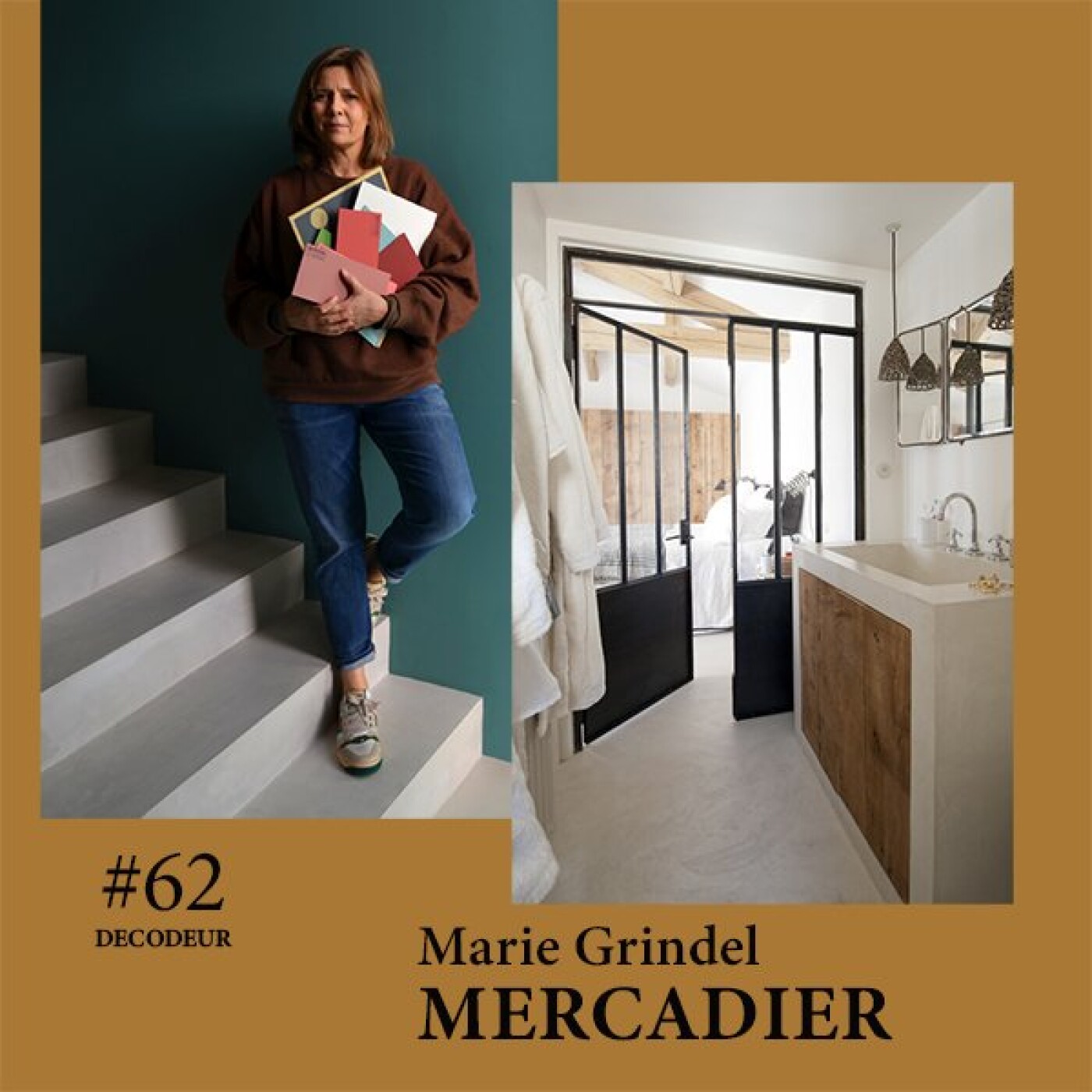 #62 Marie Grindel de MERCADIER, spécialiste du béton ciré et de l'enduit à la chaux