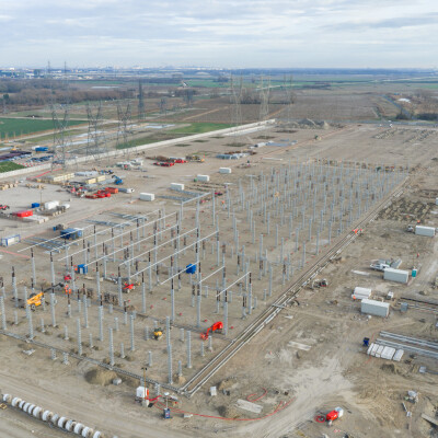 Au coeur du chantier : Un nouveau poste électrique "Flandre Maritime" proche de Dunkerque cover