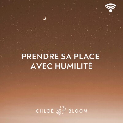 Prendre sa place avec humilité cover