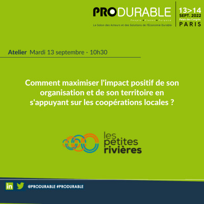 Les Petites Rivières - Comment maximiser l'impact positif de son organisation et de son territoire avec les coopérations locales ? cover