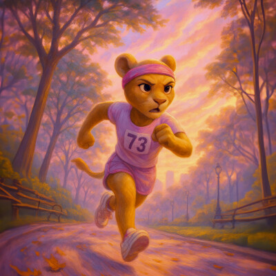 Une course en rose cover