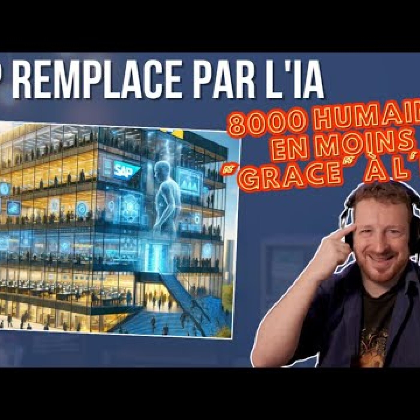SAP remplace par l'IA : 8000 humains en moins "grace" à l'IA ! episode artwork