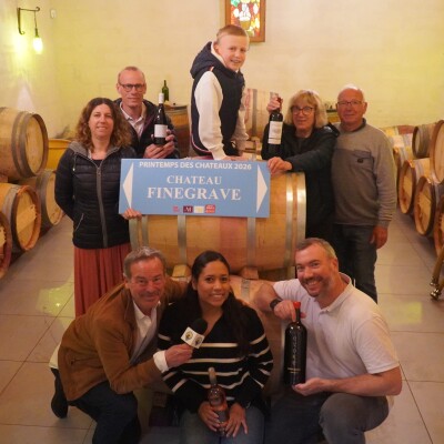 Depuis le Chateau Finegrave à Saint-Julien, Daniel Eliceche nous présentera les Portes Ouvertes des 28 et 29/3 avec des dégustations gratuit cover