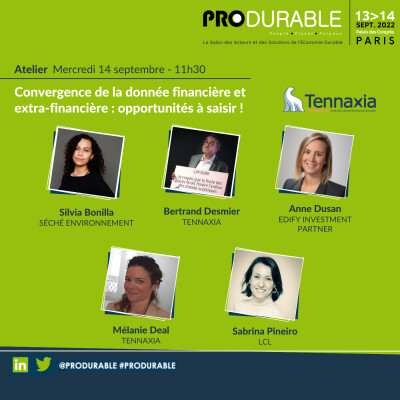 Tennaxia - Convergence de la donnée financière et extra-financière : opportunités à saisir ! cover