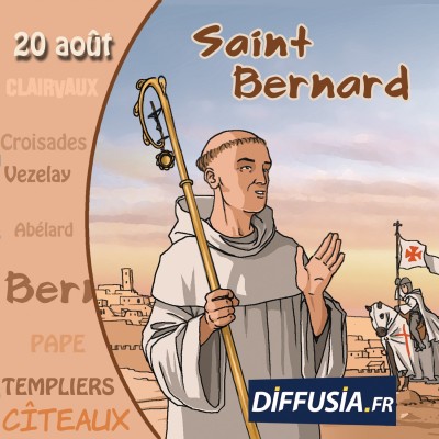 Le 20 août 1153, le futur saint Bernard meurt à Clairvaux à l'âge de 62 ans cover