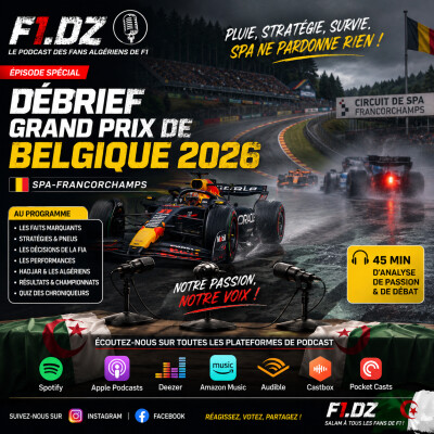 S05E10 Debrief Grand Prix Belgique 2026 cover