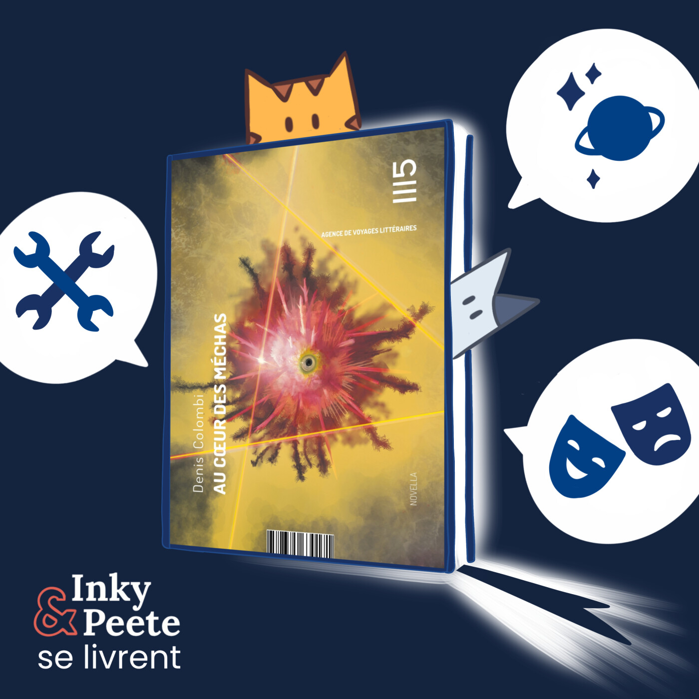 Inky et Peete se livrent - le podcast lecture qui donne voix aux premiers mots d’un livre