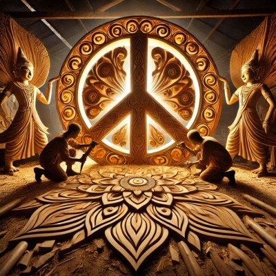 Devenez des artisans de la paix - Archange Gabriel Psaume 156 cover