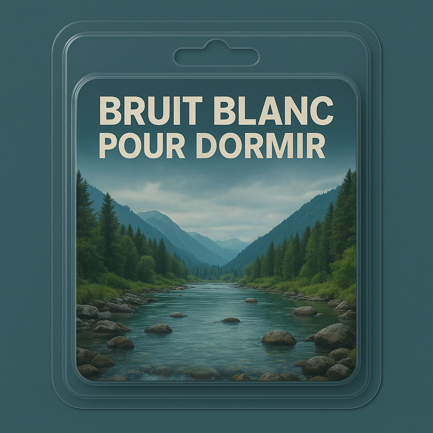 1 H Bruit Blanc pour DORMIR | ASMR rivière pour un sommeil profond