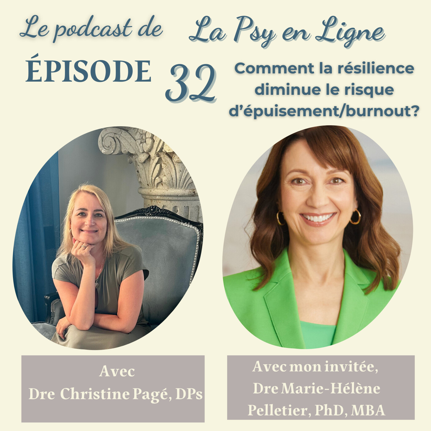 Le Podcast de la Psy en ligne- Psychologie et charge mentale
