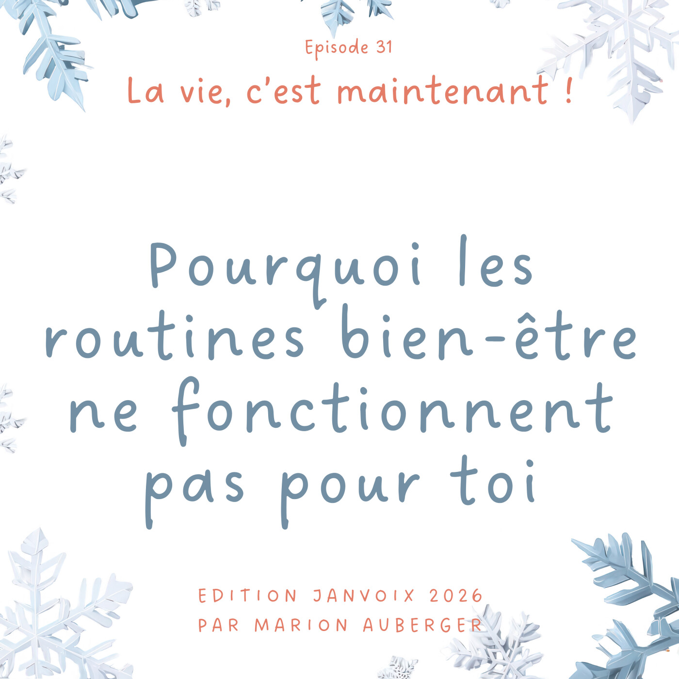 La vie c\'est maintenant !