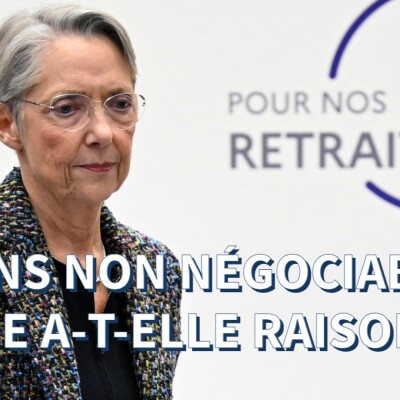 La question du jour: Élisabeth Borne a-t-elle raison de dire que les 64 ans sont non négociables? cover