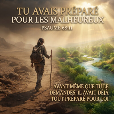 TON PEUPLE ÉTABLIT SA DEMEURE DANS LE PAYS QUE PAR SA BONTÉ…PSAUMES 68: 10-11 cover