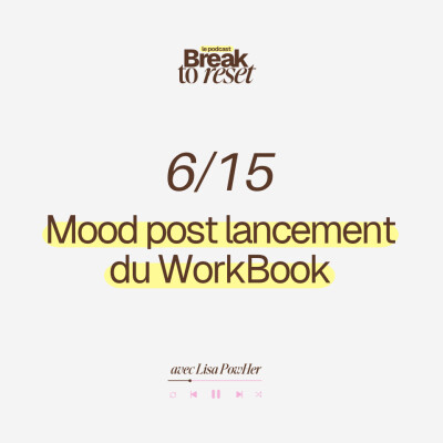 6/15 - Mon mood quelques jours après le lancement du WorkBook cover
