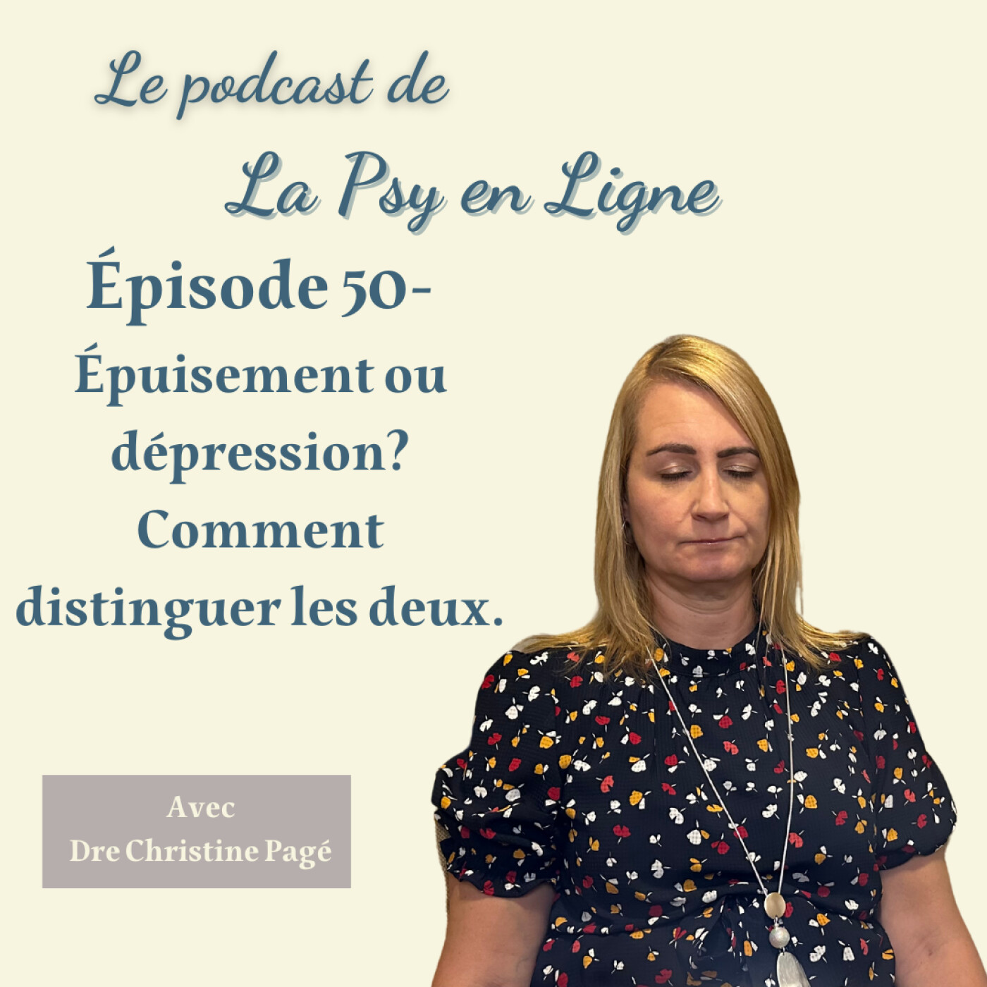 Le Podcast de la Psy en ligne- Psychologie et charge mentale